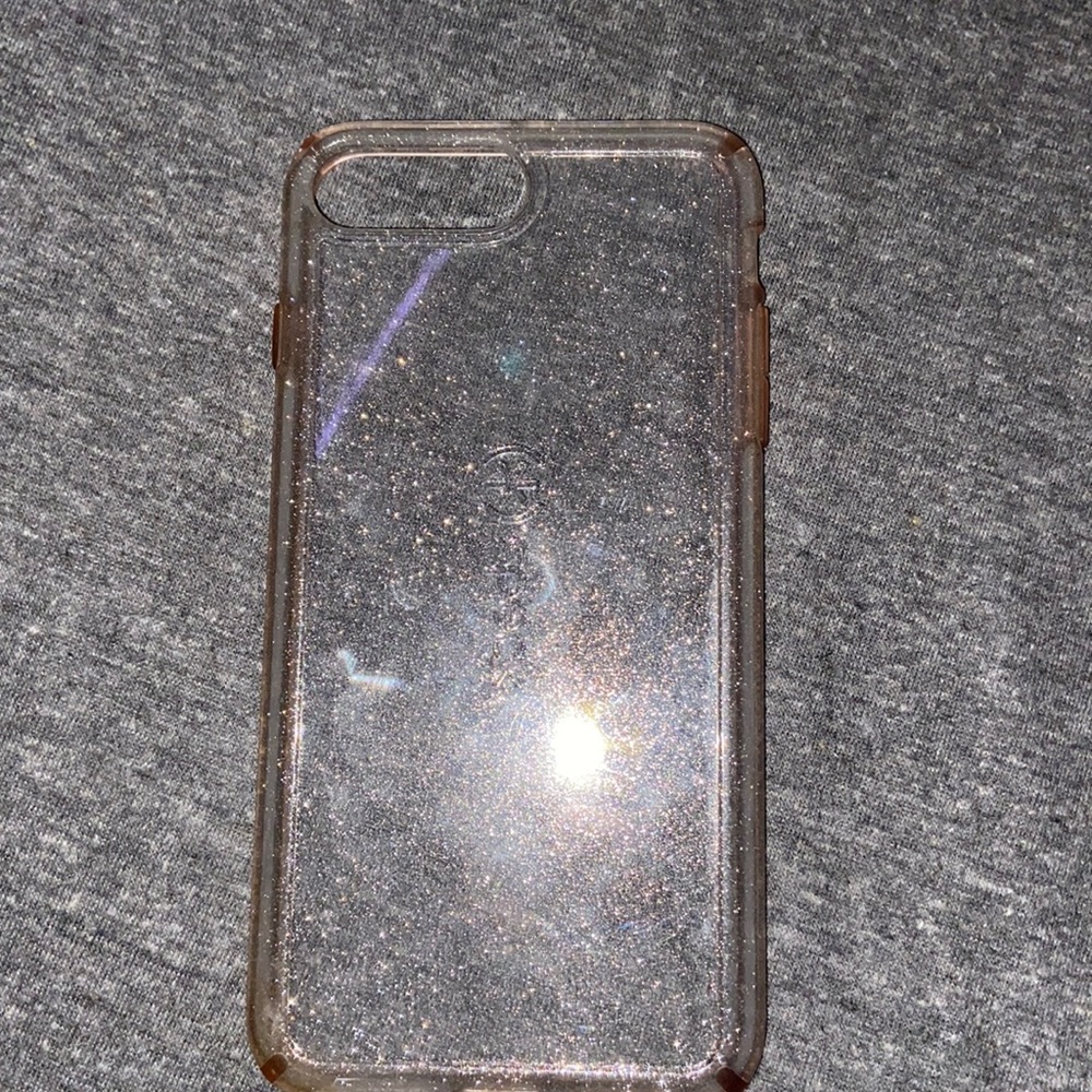 clear glitter iphone 7 plus phone case